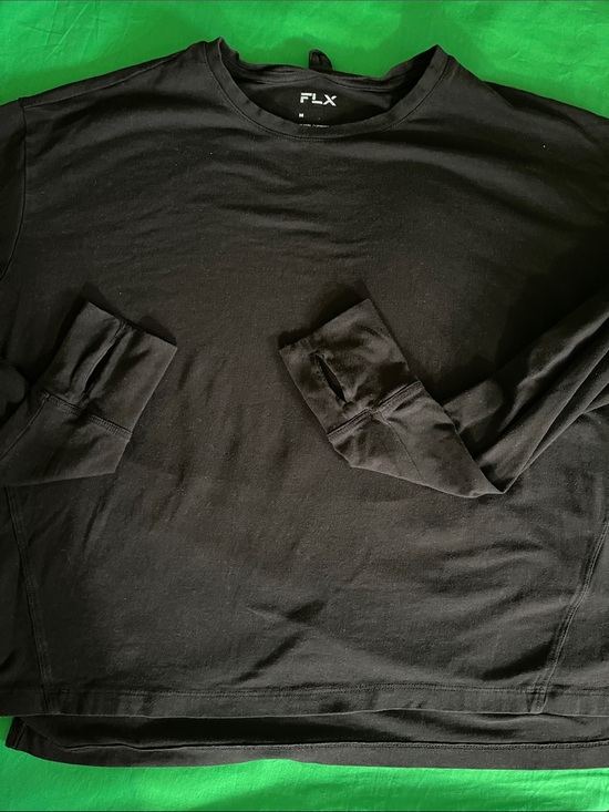 FLX Other - FLX Men’s Black Long-Sleeve Crew Tee